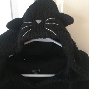 Medium cozy Zoe cat hoodie sweater